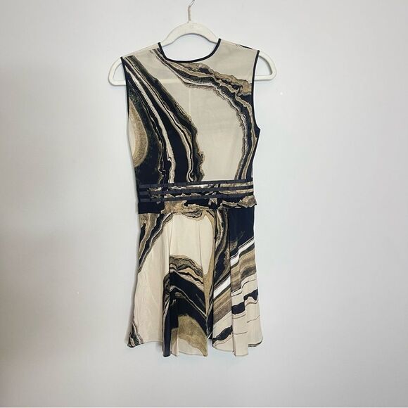 $330 The Kooples Silk Marble Print Mini Dress NWT - Picture 10 of 15